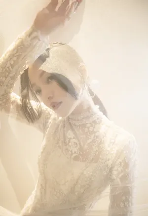 张韶涵轻纱白裙写真图片_2