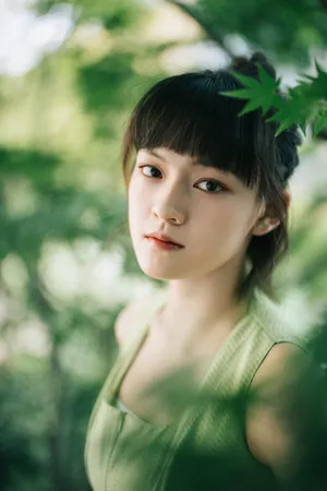 文淇清新甜美夏日写真图片_5