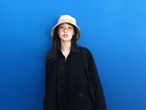 张馨比休闲随性生活照图片_5