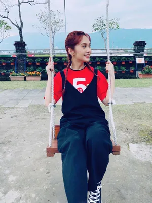 杨丞琳甜嫩元气私服照图片_3