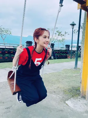 杨丞琳甜嫩元气私服照图片_8