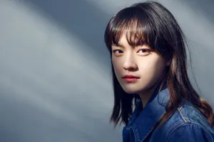 文淇牛仔外套清爽写真图片_3
