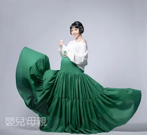 谢依霖二胎灵动清新孕照写真图片_2