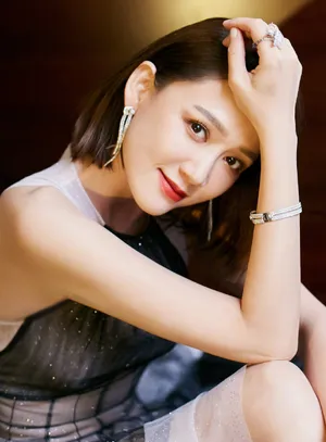 陈乔恩纱裙优雅性感写真图片_3