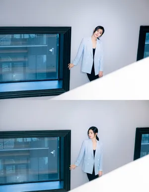 任容萱时尚干练写真图片