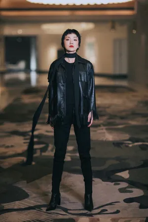 郭采洁乐队风穿搭时尚性感图片_3