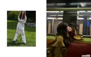 气质美女侯佩岑街拍写真图片_7