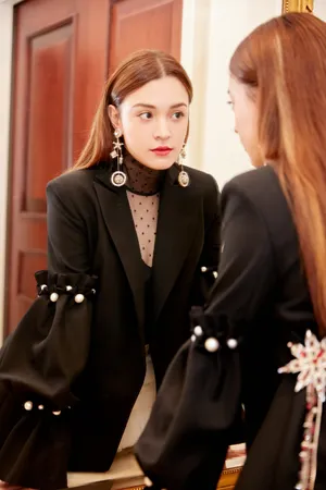 张榕容蛋糕裙甜美写真图片_2