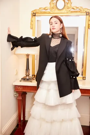 张榕容蛋糕裙甜美写真图片_5