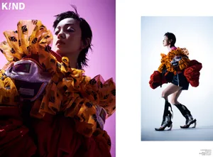 郭采洁性感时尚光影写真图片_1