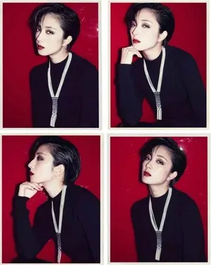 桂纶镁烟熏妆复古写真图片_5