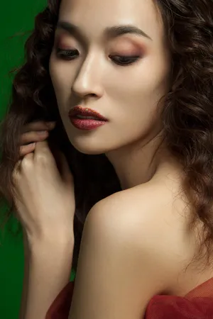 演员张馨比圣诞节唯美写真图片_8