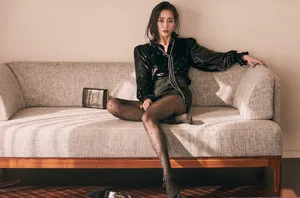 张钧甯巴黎时装周性感图片