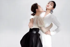 大S小S姐妹合体时尚杂志写真图片_2