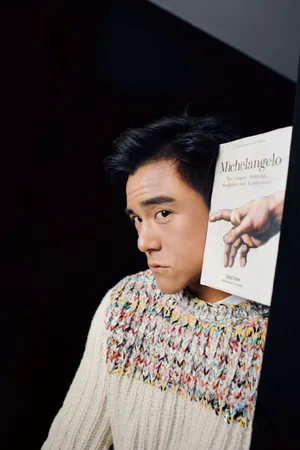 彭于晏黑白时尚杂志写真图片_5