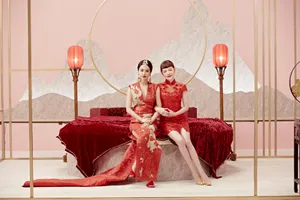 蔡依林红色美艳写真图片第1张