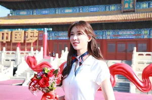 林志玲白衣红裙性感图片_4