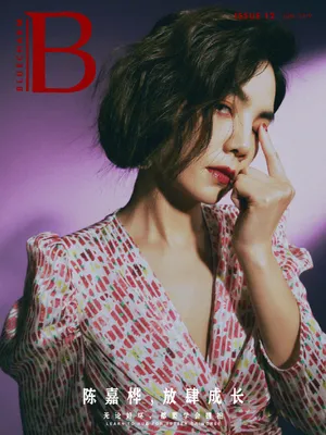 Ella陈嘉桦复古文艺杂志写真图片第1张