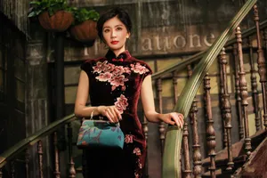 贾静雯《声临其境》旗袍妩媚迷人图片_5