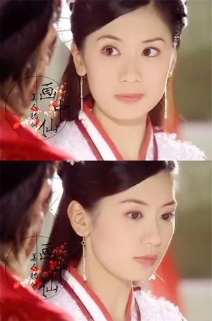贾静雯饰演的赵敏 童年的古装女神