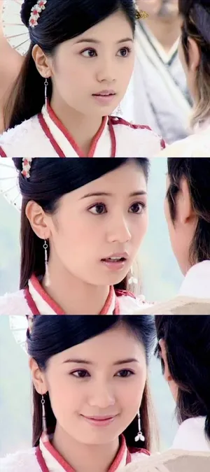 贾静雯饰演的赵敏 童年的古装女神_3