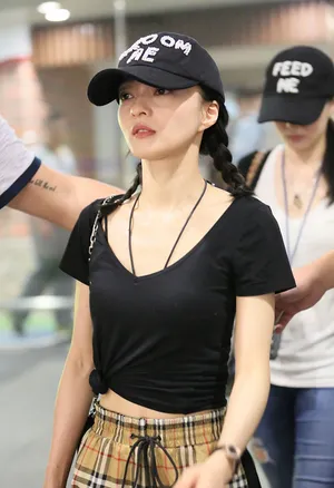 张韶涵图片 张韶涵机场街拍图片_2