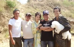 兰陵王曝花絮照 冯绍峰林依晨搞怪卖萌_2
