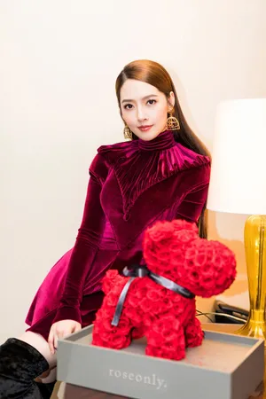 郭碧婷短裙长裙美艳生日写真图片_3
