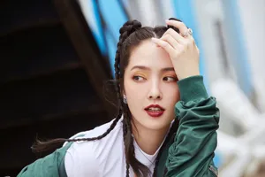 郭碧婷大胆脏辫造型帅气写真图片_3