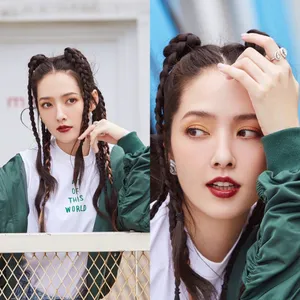 郭碧婷大胆脏辫造型帅气写真图片_7
