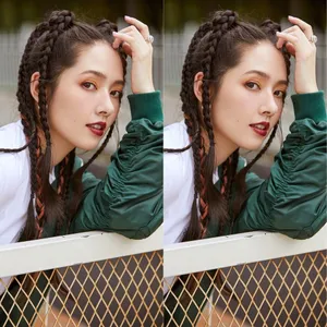 郭碧婷大胆脏辫造型帅气写真图片_8