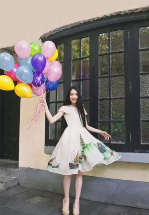 小时代郭碧婷清新写真图片 妹花女神灵动飘逸_2