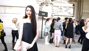郭碧婷亮相巴黎时装周图片 百变造型获赞东方美_5