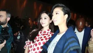 Angelababy桂纶镁亮相伦敦时装周 时尚娇俏_4