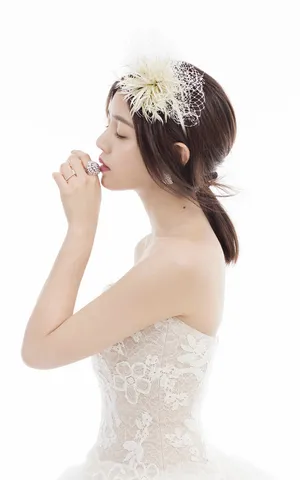 陈妍希陈晓唯美婚纱写真图片_3