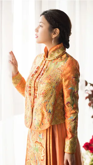 陈妍希中式婚服唯美写真图片_2