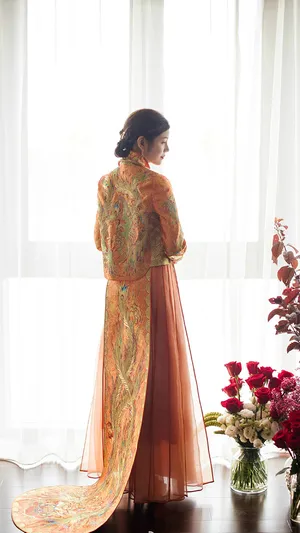 陈妍希中式婚服唯美写真图片_4