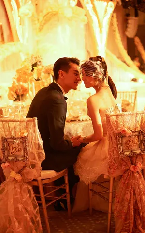 陈妍希唯美婚宴图片