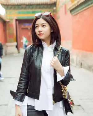 陈妍希故宫春游图片