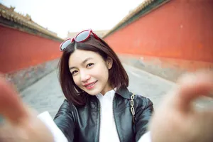 陈妍希故宫春游图片_2