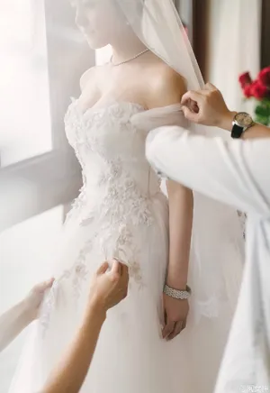 陈妍希唯美婚纱照性感摄影图片 让我们一起祝福爱情_2