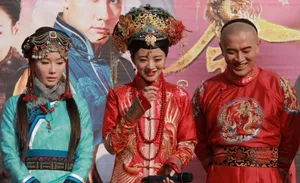 金钗谍影发布会图片 安以轩杜淳显亲密疑好事将近_3