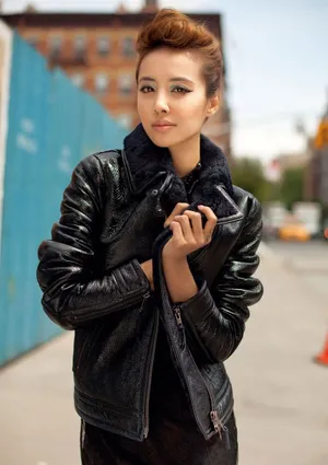 蔡依林Marie claire杂志纽约街拍图片_6