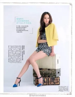 张钧甯2015年4月米娜杂志写真图片 女神诞生记_1