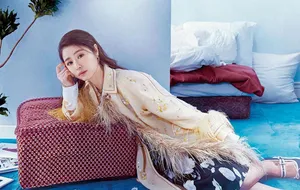 林心如产后复出时尚写真图片：大秀婀娜身姿_3