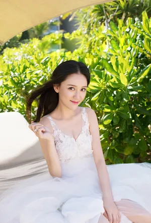 陈乔恩唯美养眼婚纱写真高清图片