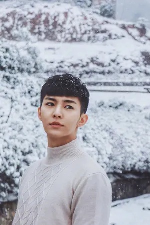 炎亚纶冬日雪中帅气写真高清图片