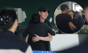 明星网独家记录高圆圆赵又廷忘情热吻甜蜜瞬间_7