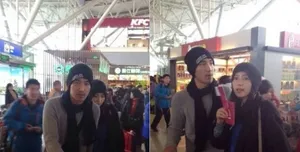 明星网独家记录高圆圆赵又廷忘情热吻甜蜜瞬间_9