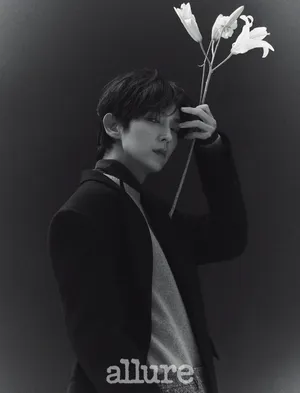 李准基黑白时尚大片写真图片